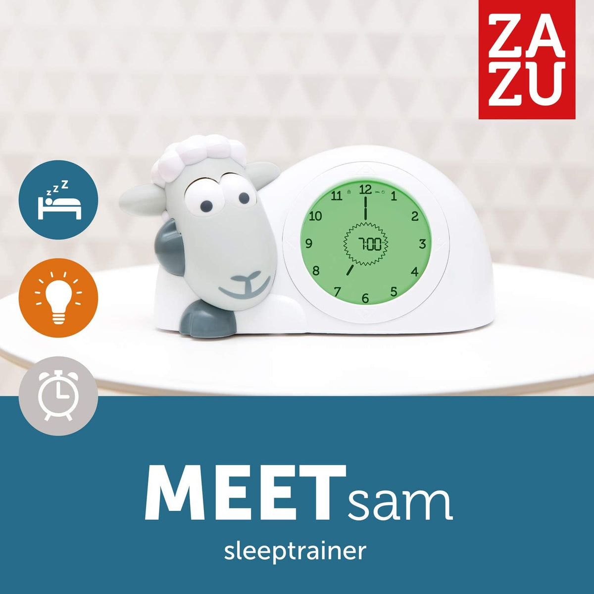 Zazu Sam the Lamb Sleeptrainer Grey