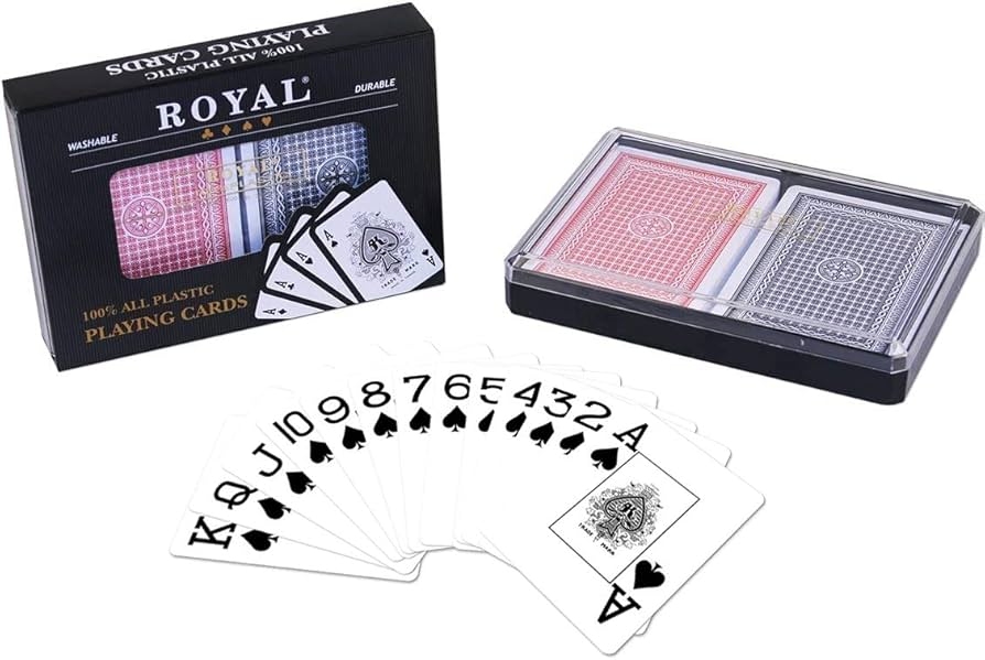 Royal 100% Plastic Playing Cards 2 Packs