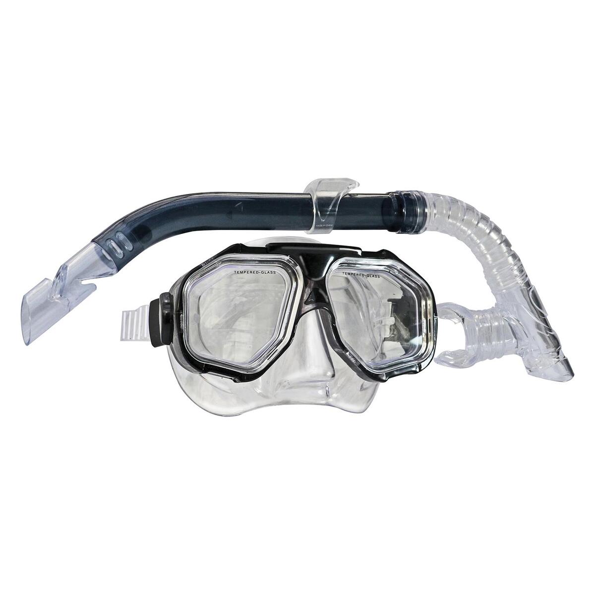 Land &amp; Sea Dunk Island Mask &amp; Snorkel set Black