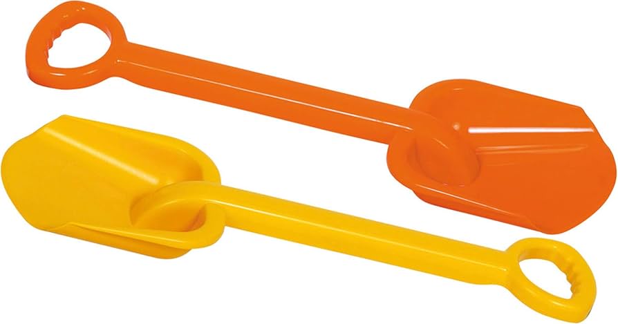 Gowi Strong Plastic Shovel 50cm Yellow or Orange