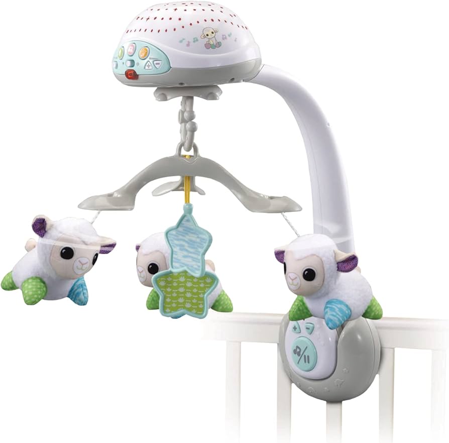Vtech Lullaby Lambs Mobile requires 3 x AA 2 x AAA batteries