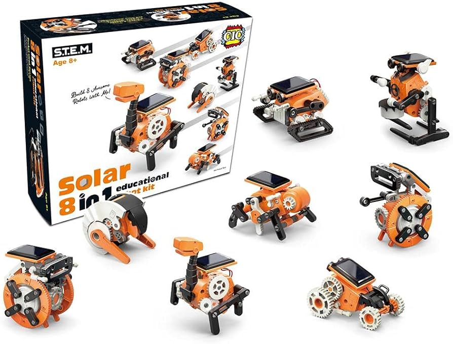 Solar 8 in 1 Educational Robot Kit