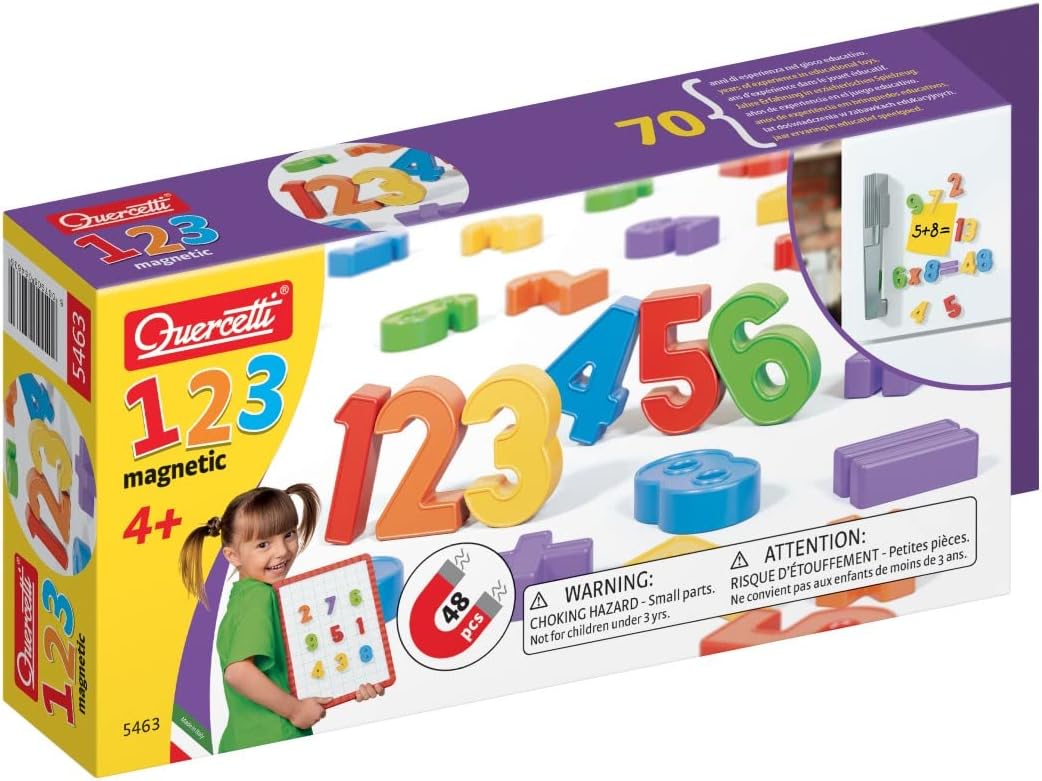 Quercetti Magnetic Numbers 48 Pce