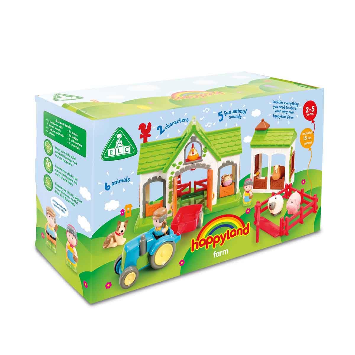 Happyland Happy Farm with 15 Fun Pieces (Req 2x AA batteries)