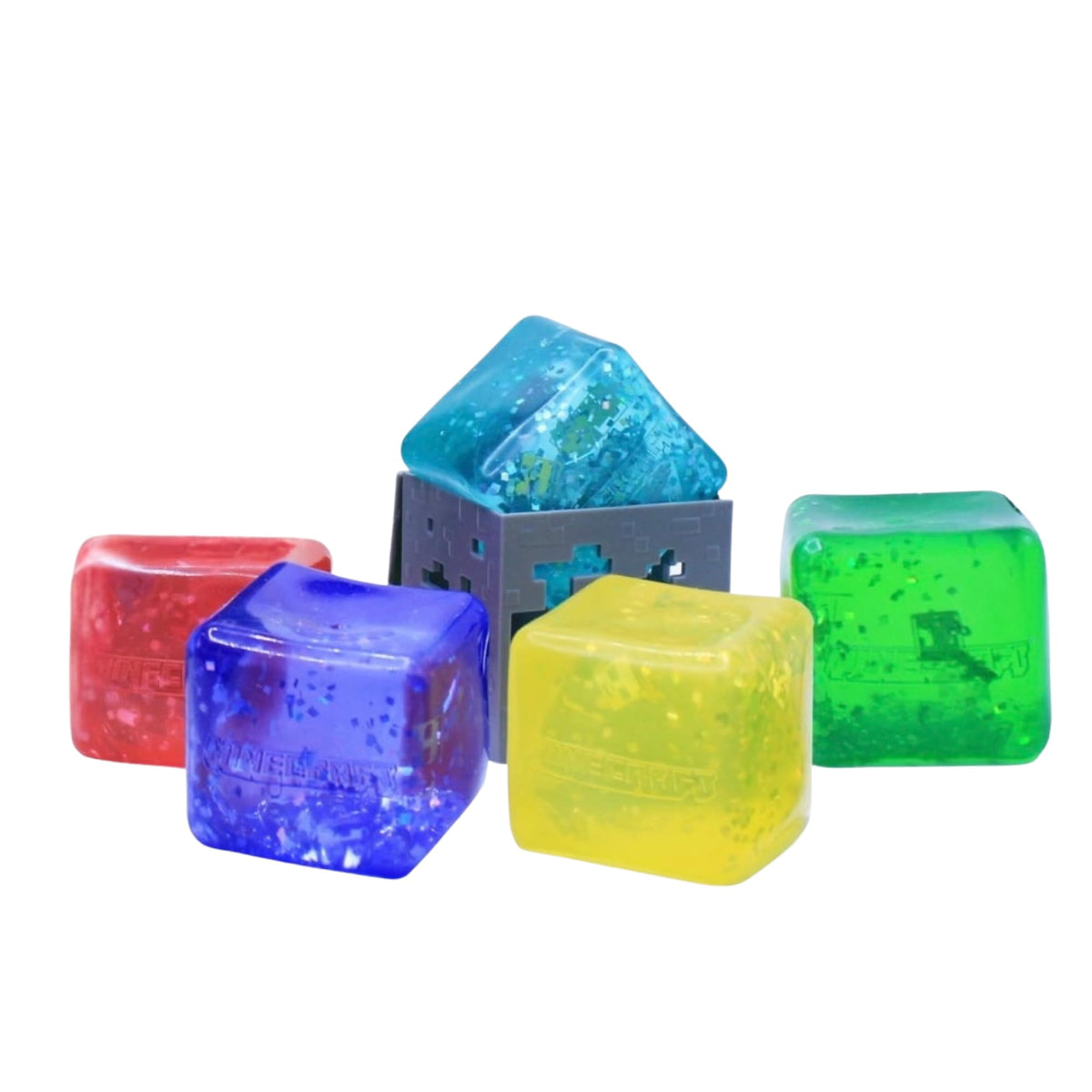 Minecraft Jelly Cubes Squishmes Asstd Colours