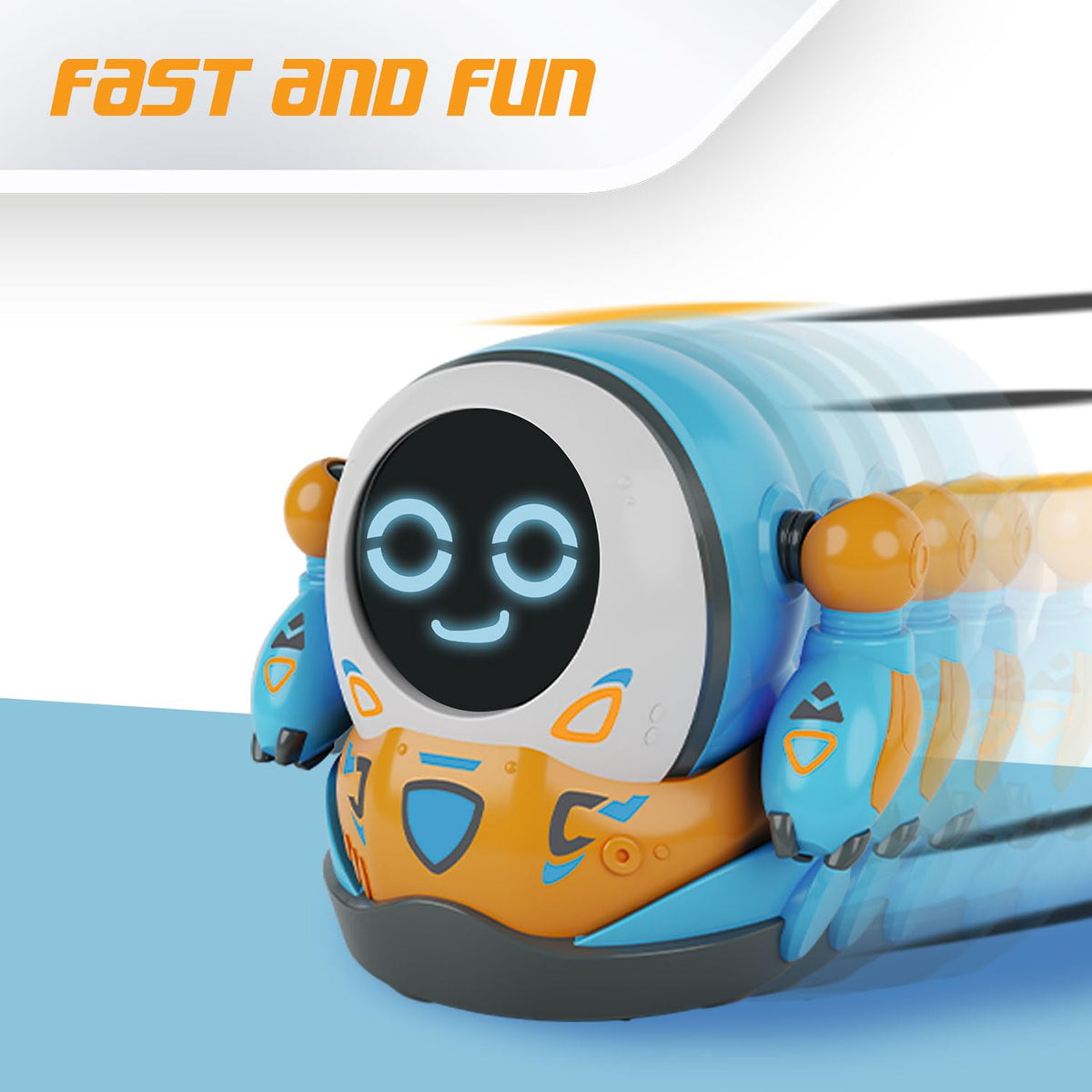 XTrembots Crazy Bots Mini R/C Robot - Roll req 4 x AA batteries