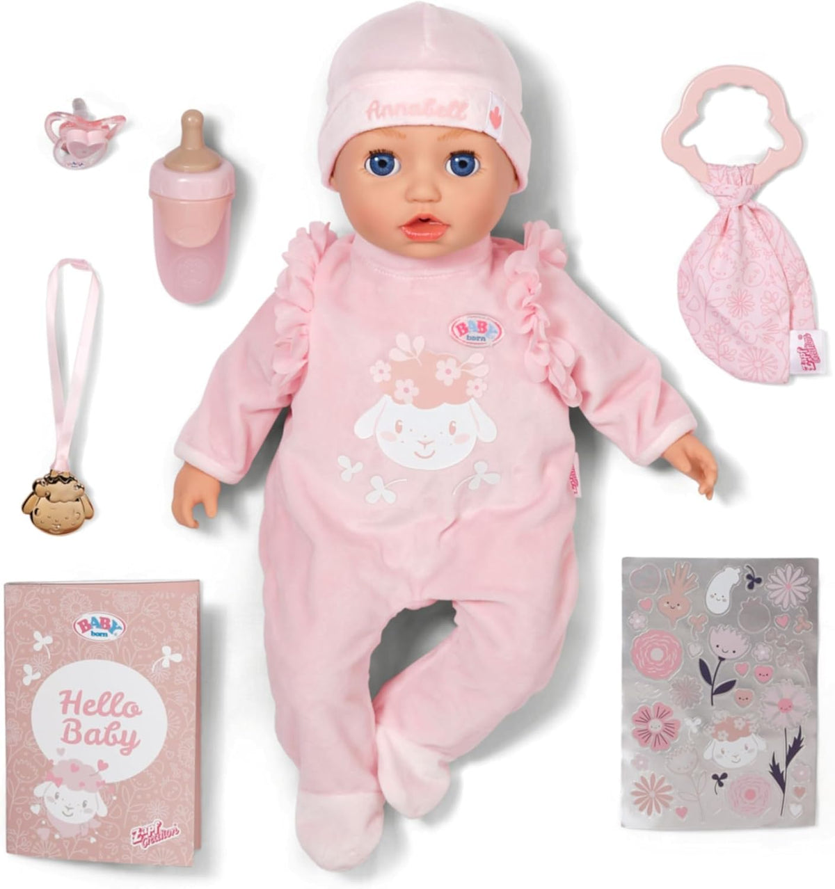 Baby Born 43cm Doll Annabell req 3 x AA batteries