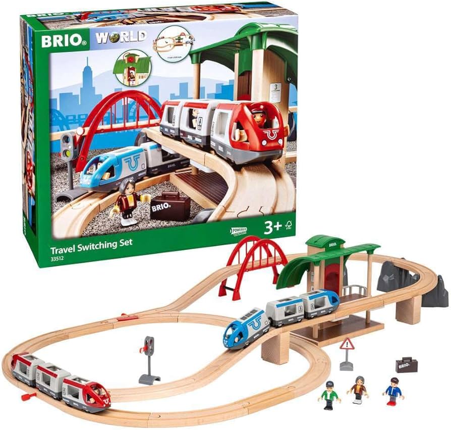 BRIO 33512 Travel Switching Set req 2 x AAA batteries