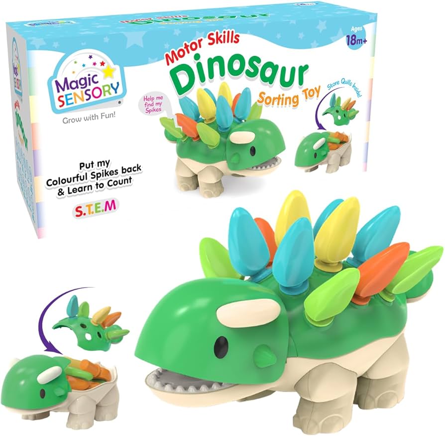 Magic Sensory Motor Skills Dinosaur Sorting Toy