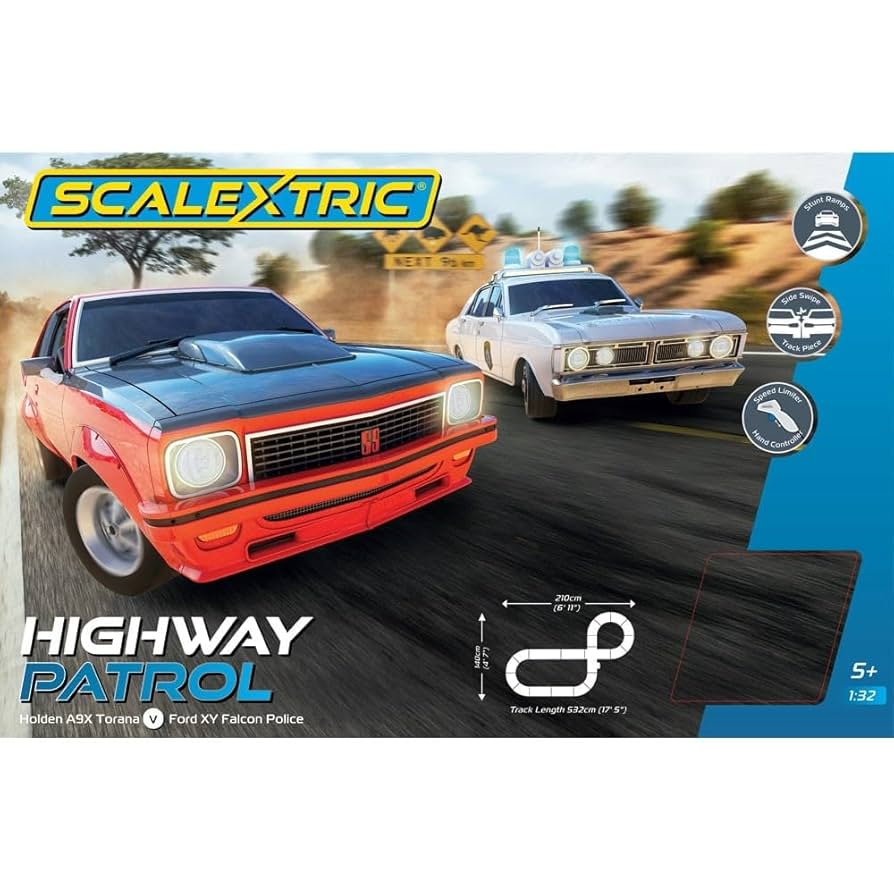 Scalextric Australian Highway Patrol Slot Car Set