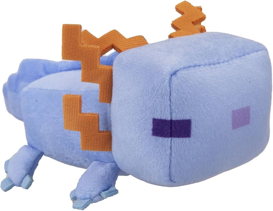 Minecraft 4.5inch Mini Plush Crafters - Blue Axolotl