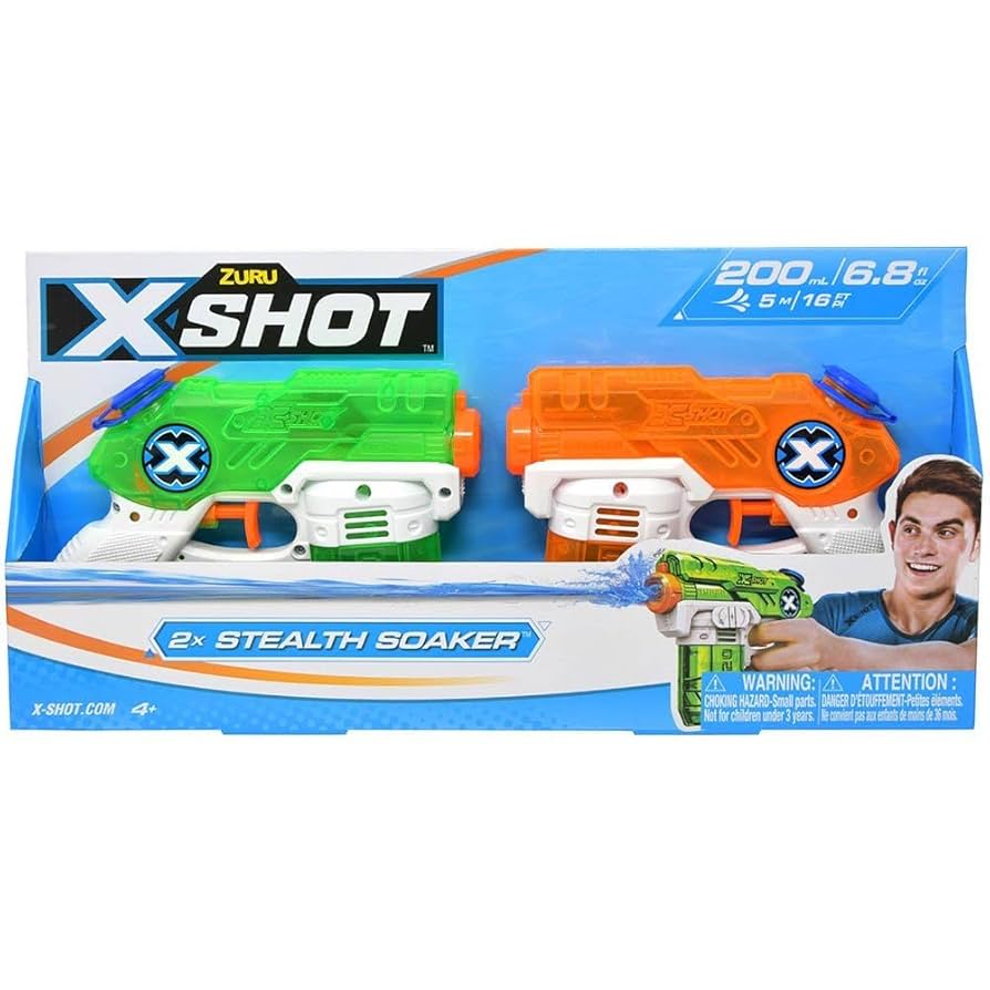 Zuru XSHOT Water Blaster Stealth Soaker Twin Pack