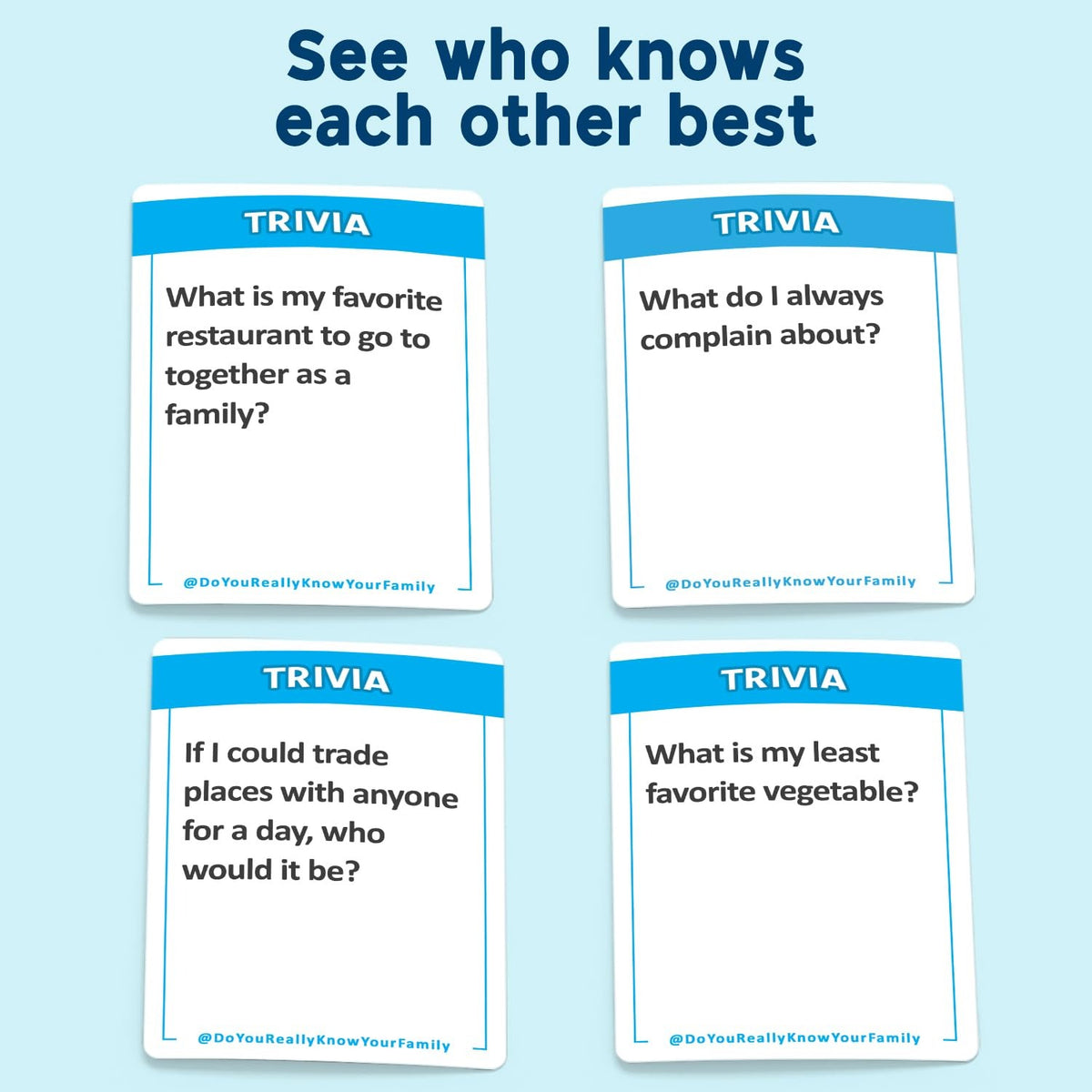 Do You Really Know Your Family? Trivia Game