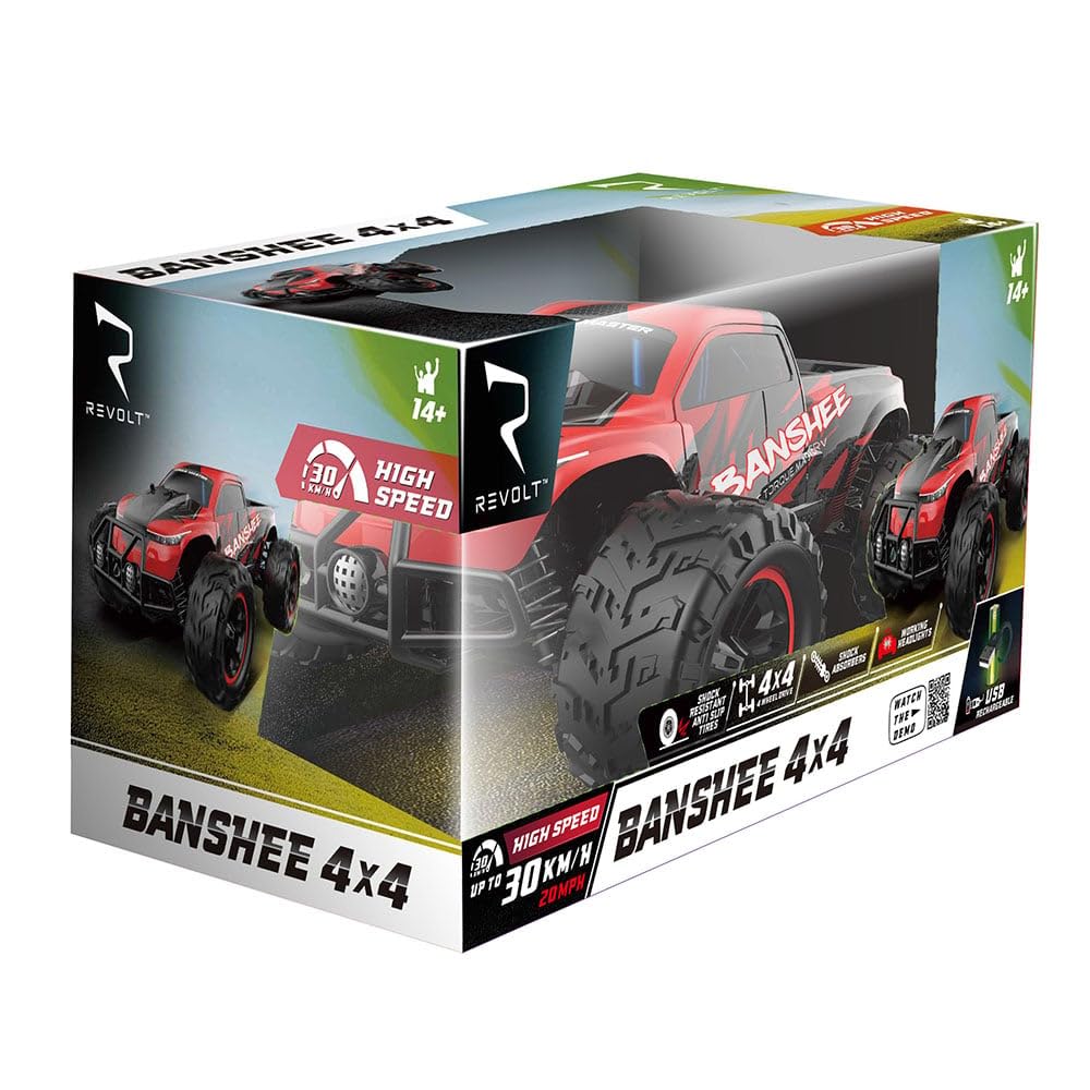 Revolt Banshee 4x4 Remote Control req 4 x AA batteries