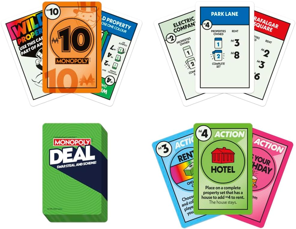 Monopoly Deal Card Game Green Pack