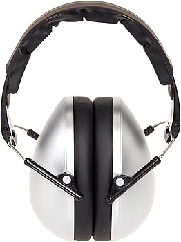 Baby Banz Child Earmuffs Silver Age 2-10Yr