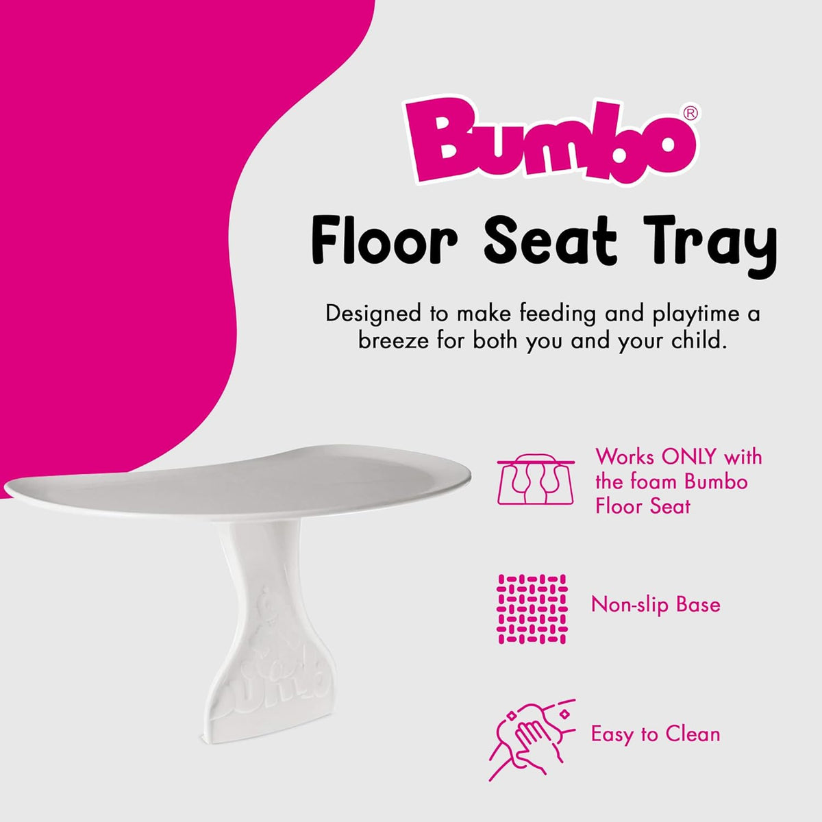 Bumbo Floor Play Tray White