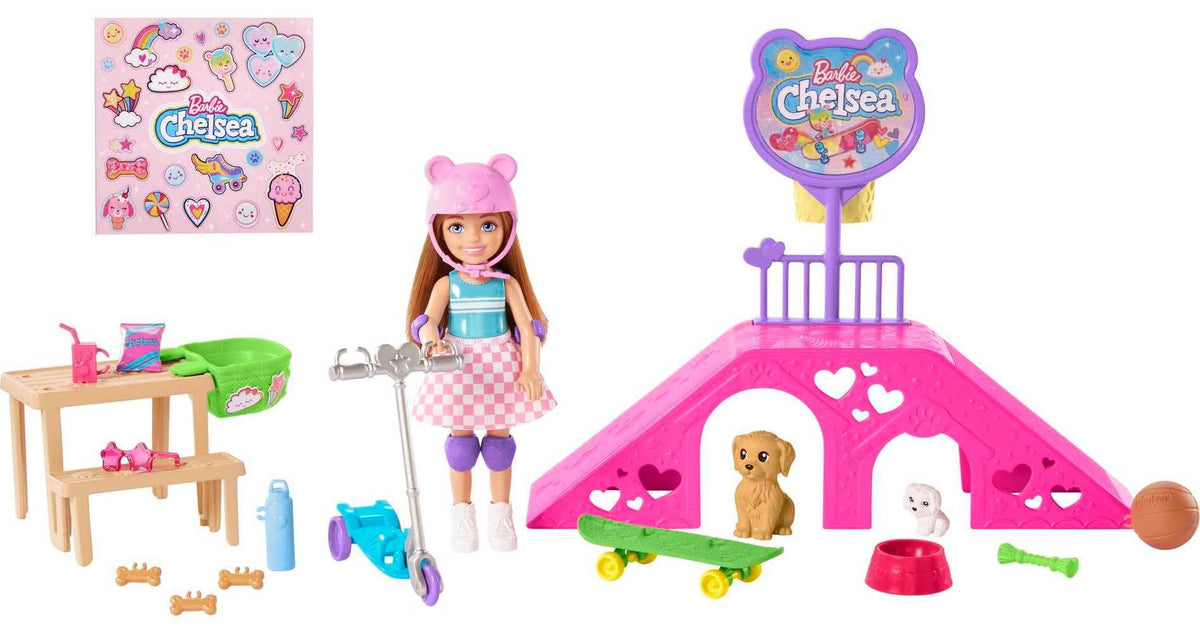 Barbie Chelsea Skatepark Playset
