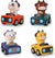 Press & Go Racing Cars Assorted - Cow, Bull, Giraffe, Goat