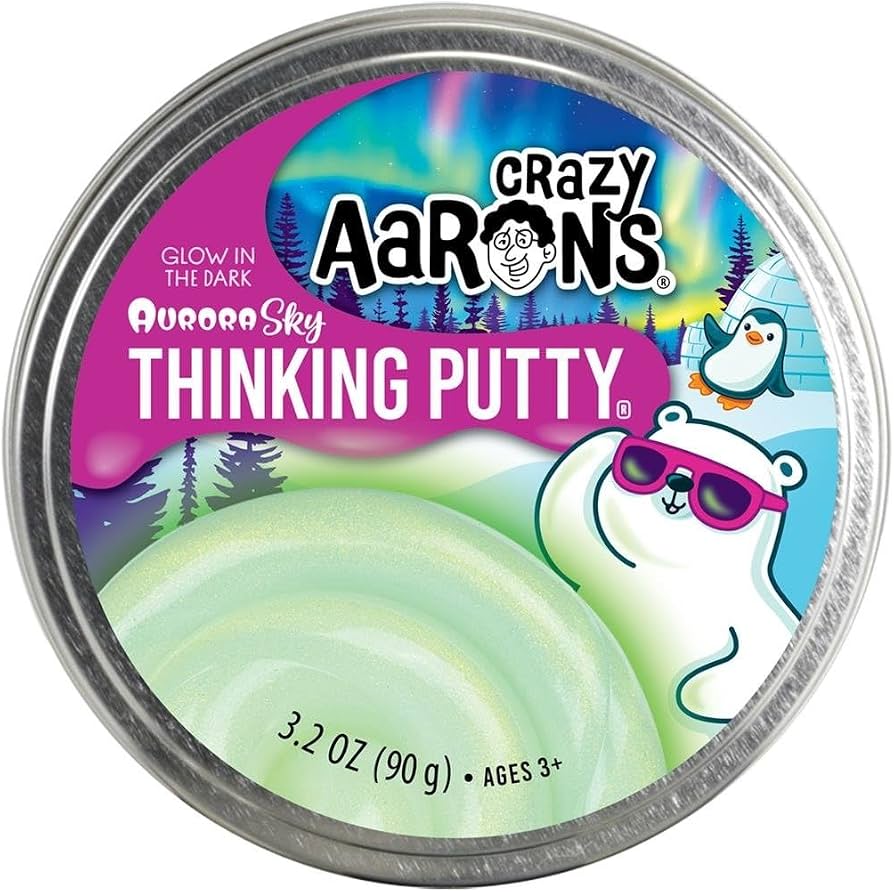 Crazy Aaron's Putty Thinking Aurura Sky