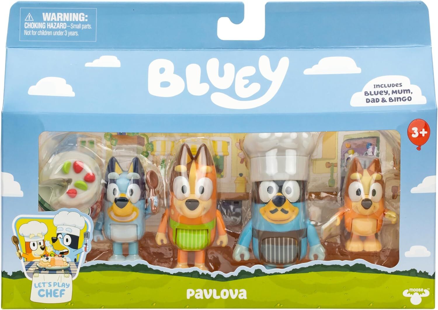 Bluey & Family Figurines 4 pack Pavlova