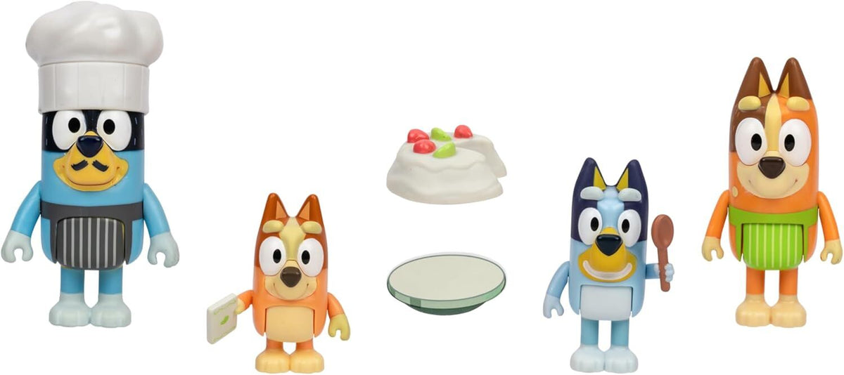 Bluey &amp; Family Figurines 4 pack Pavlova