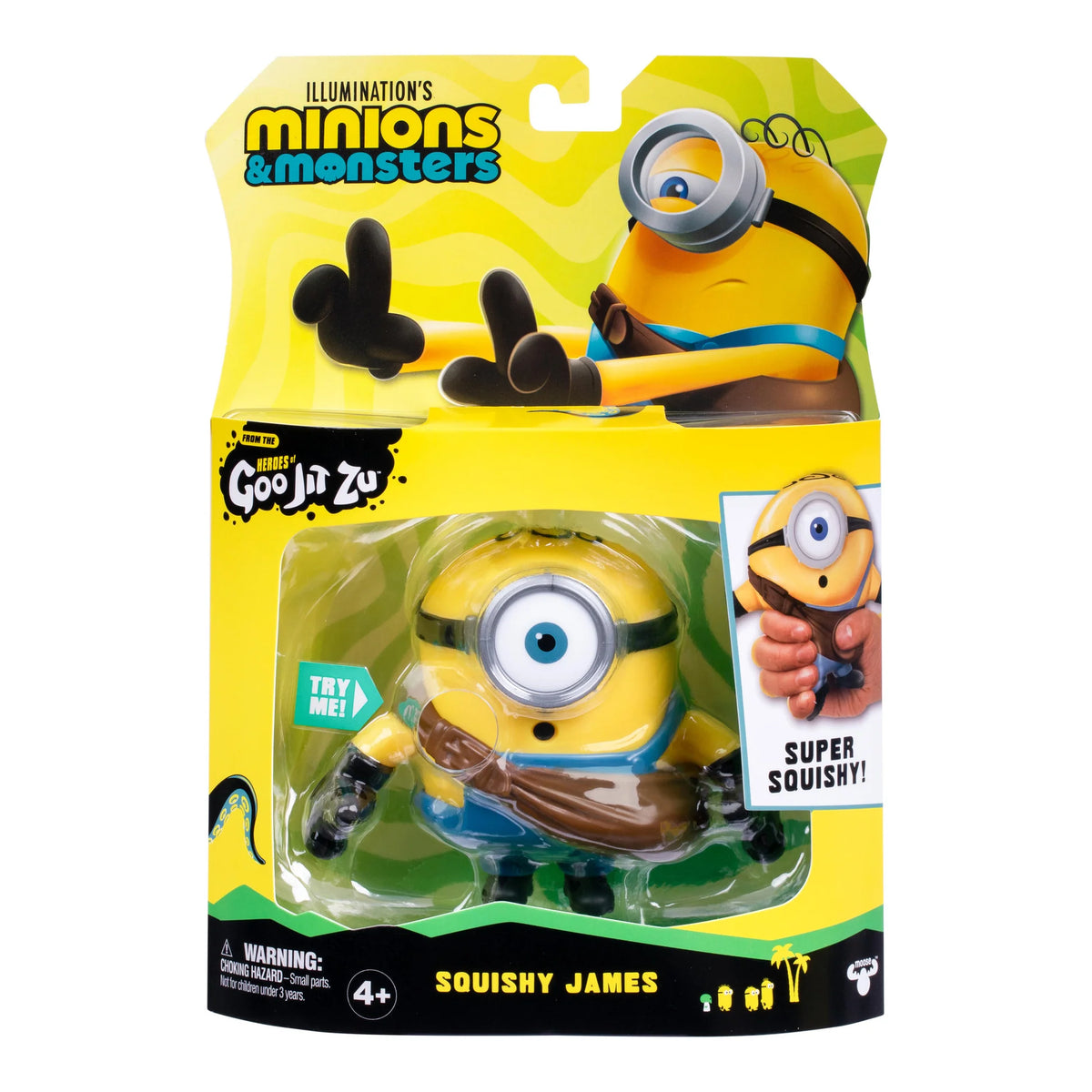 Goo Jit Zu Minions and Monsters Squishy James