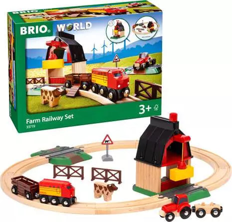 BRIO 33719 Farm Railway Set