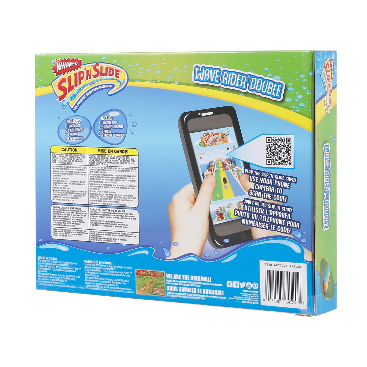 Whamo Slip N Slide Double Wave Rider With 2 Boogies