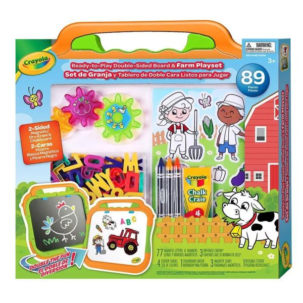 Crayola Double Sided Board & Storybook Magnetic Farm Playset