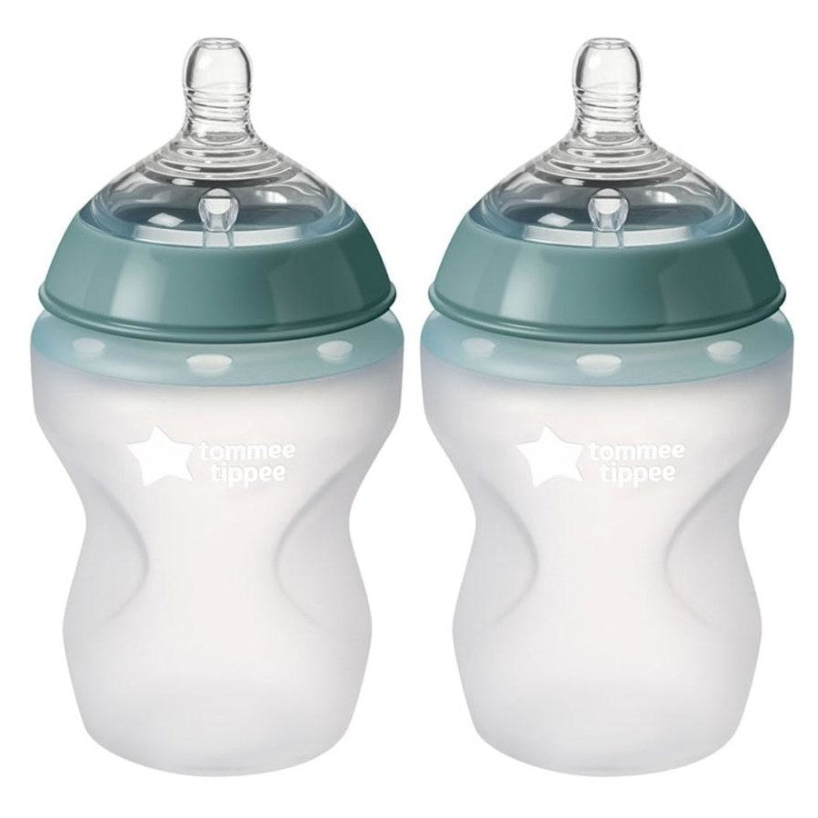 Tommee Tippee 2 Pack 260ml Soft Silicone Bottles