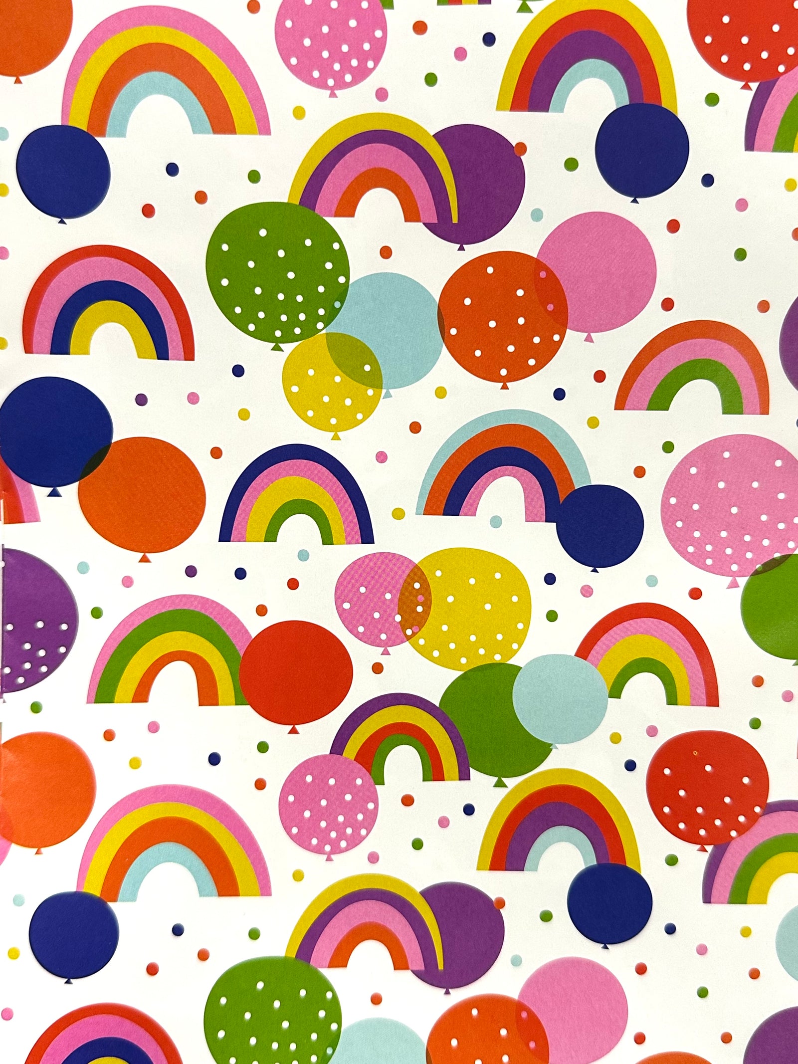 Folded Wrap Girl Balloon Rainbow