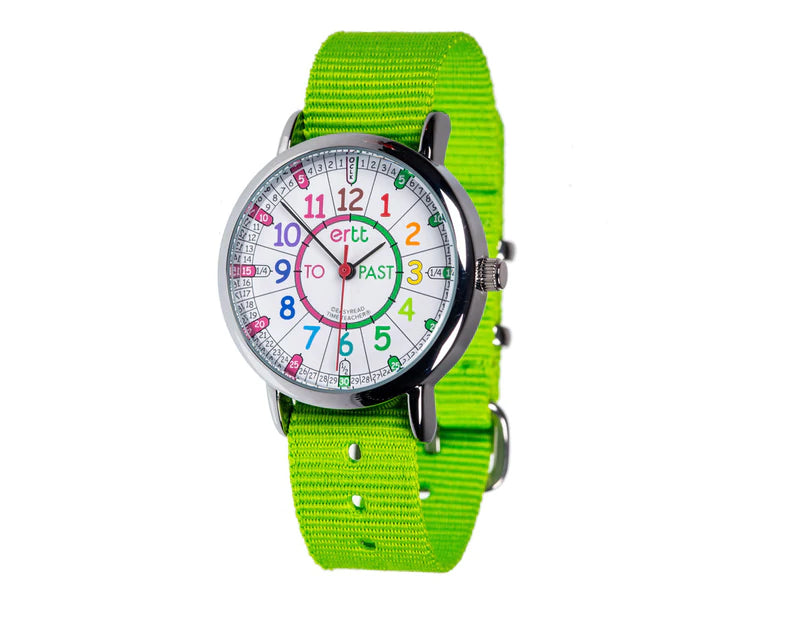 ERTT Easy Read Time Teaching Past/To Watch - Lime Green
