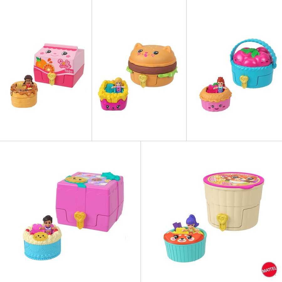 Polly Pocket Tiny Take Out Reveal Compact Playset Assorted