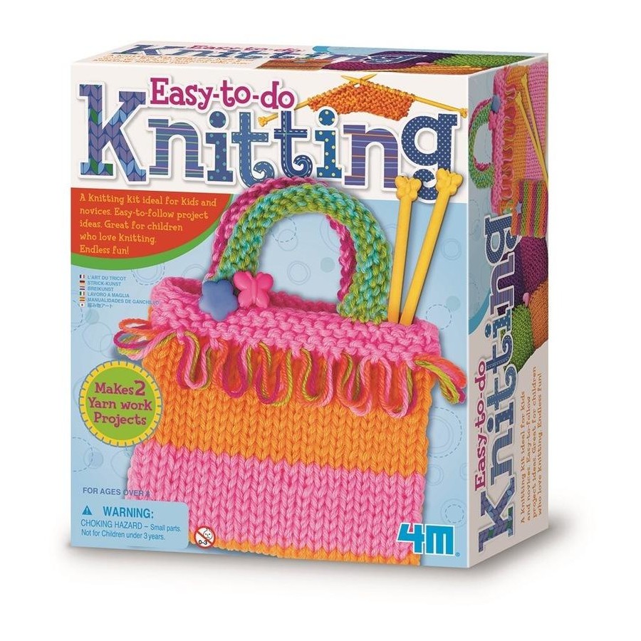4M Easy To Do Knitting Art Craft Kit