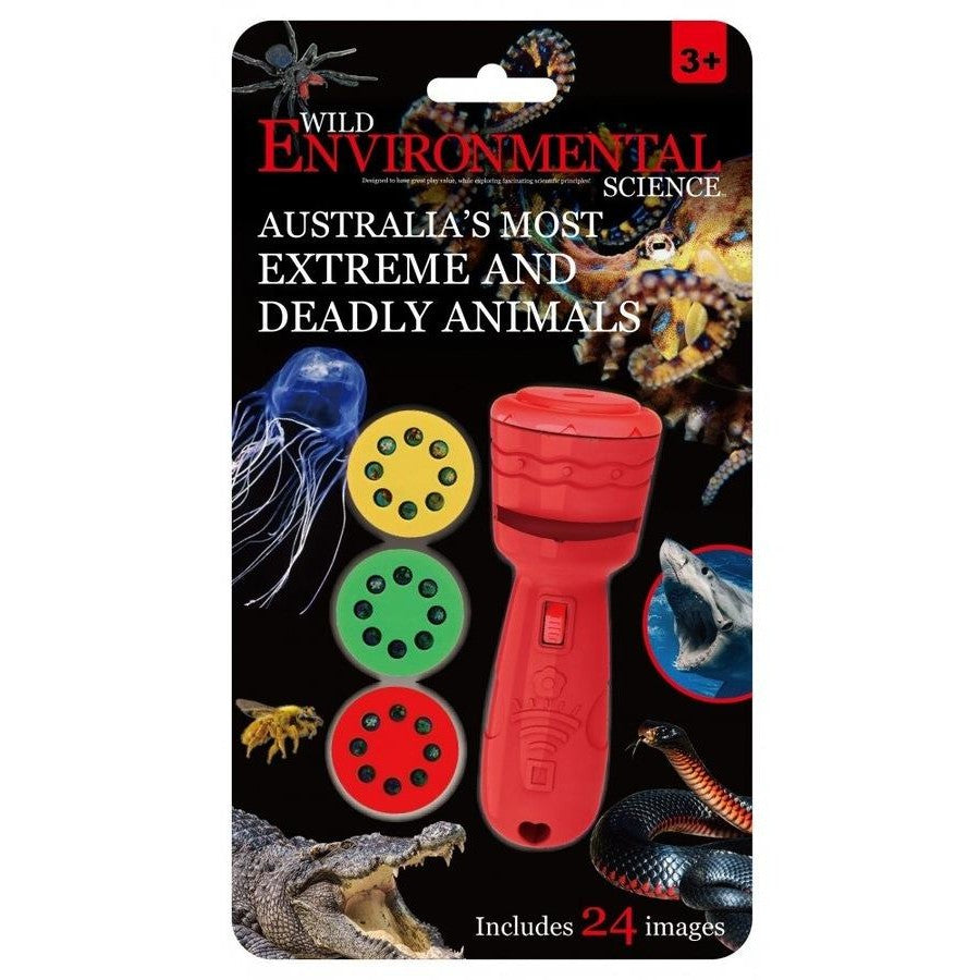 Wild Environmental Science Projector Torch Extreme & Deadly Animals