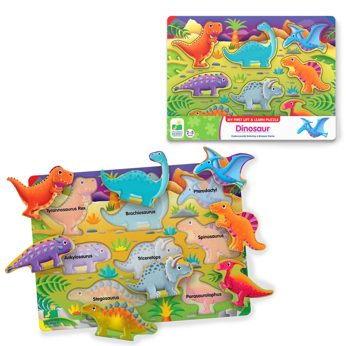 My First Lift &amp; Learn Puzzle - Dinosaurs 8pc