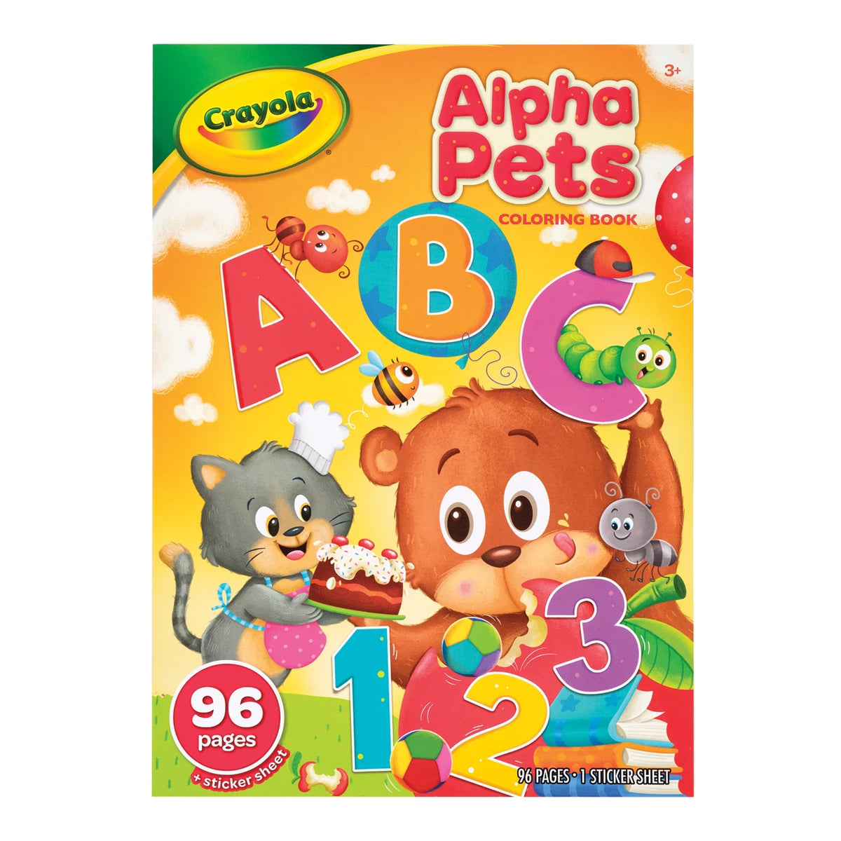 Crayola Colouring Book 96 Pages Alpha Pets
