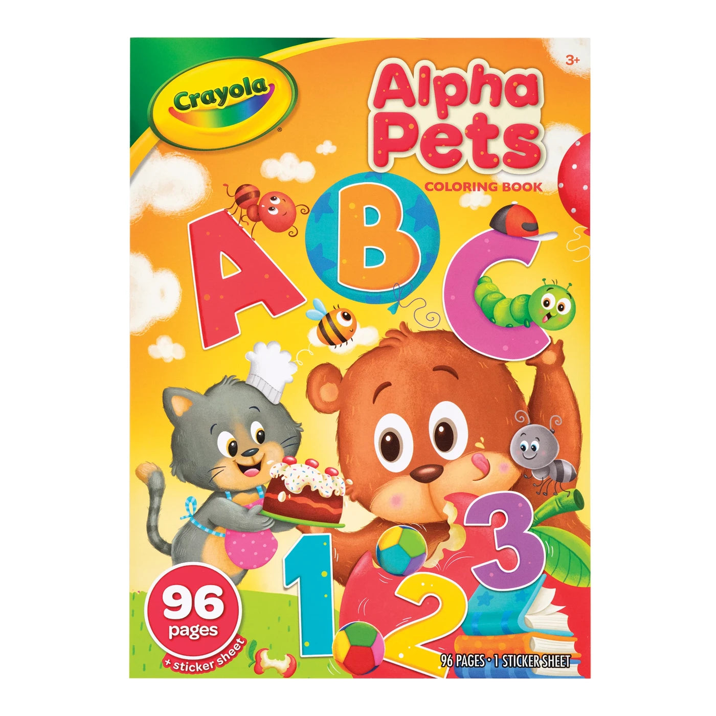 Crayola Colouring Book 96 Pages Alpha Pets