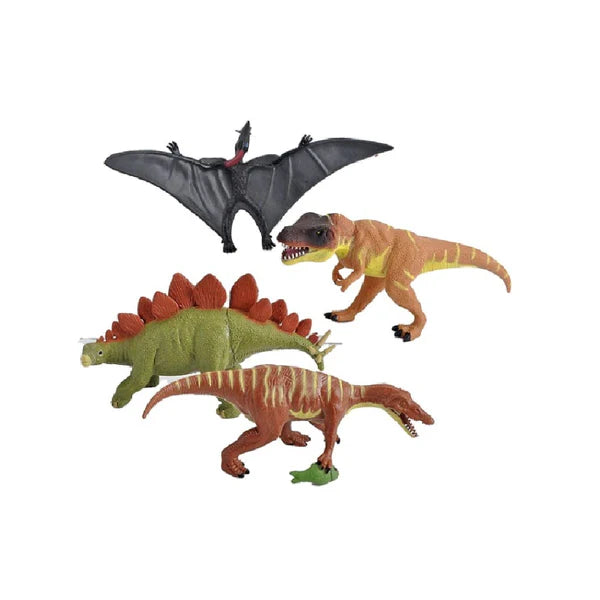 Wild Republic Polybag Dinosaurs 4pc Asst