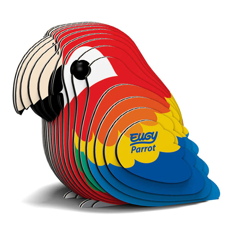 Eugy Cardboard Model Kit Parrot