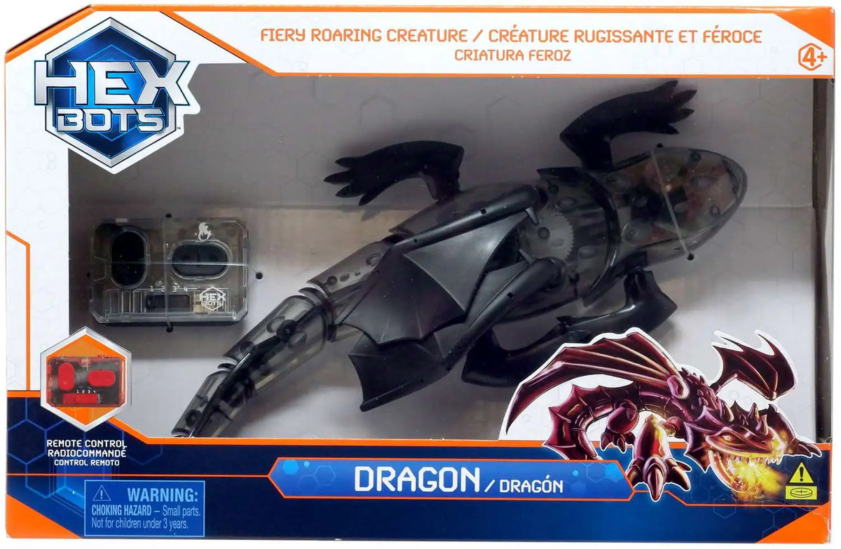 Hex Bot Dragon Assorted Colours Battery Included