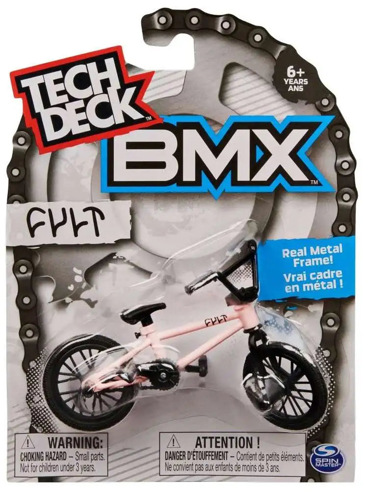 Tech Deck BMX Pink Purple Frame Black Tyres Cult