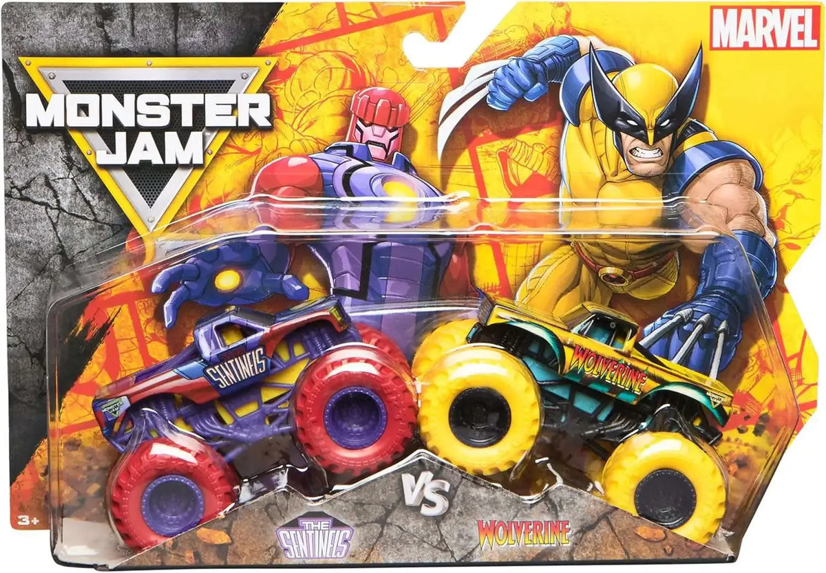 Monster Jam 1/24 Diecast Truck The Sentinel VS Wolverine