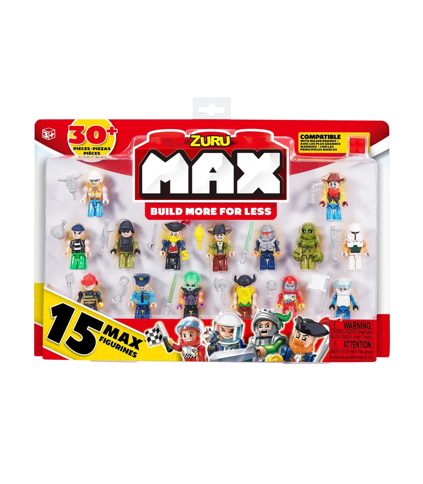 Zuru MAX Build Construction 15 Figure Pack Assorted