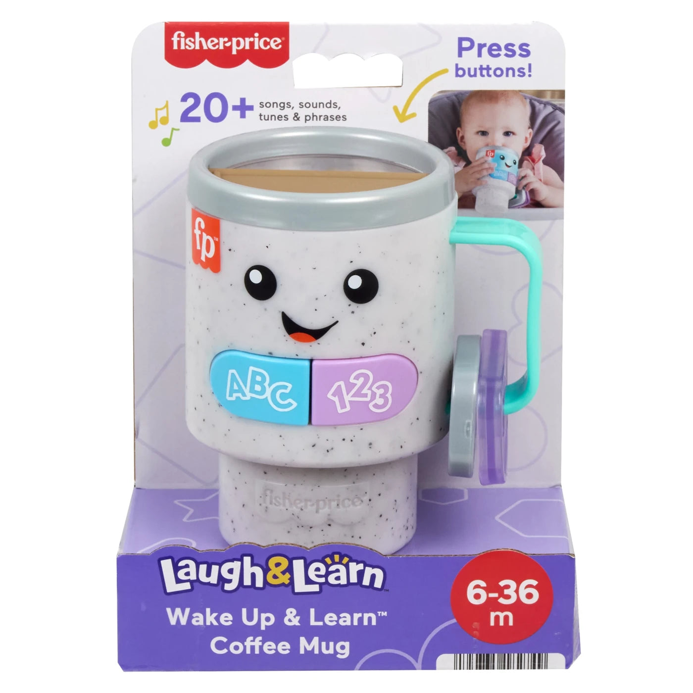 Fisher Price Laugh and Learn Wake Up and Learn Coffee Mug