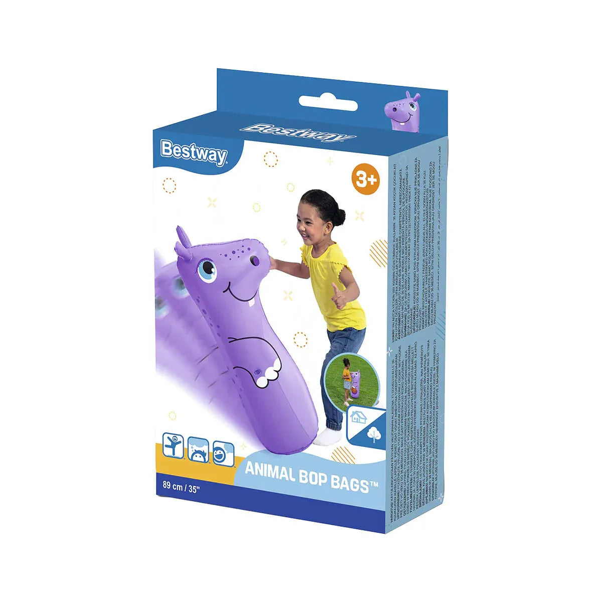 Bestway Inflatable Animal Bop Bags Assorted 89cm New Designs