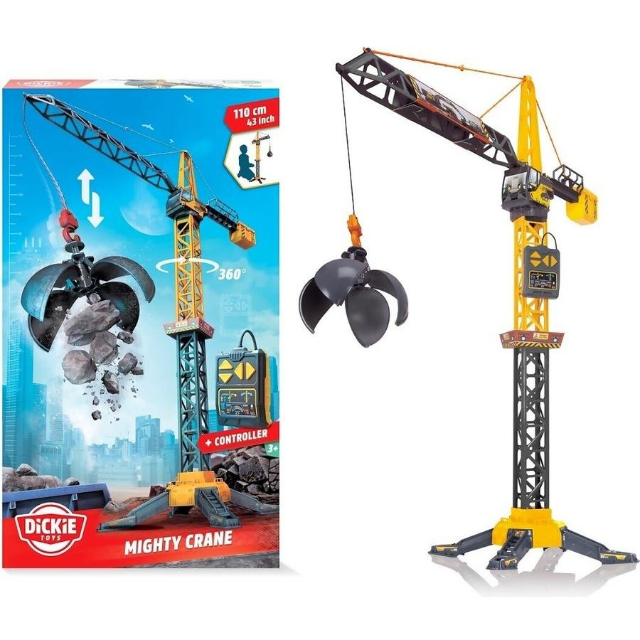 Dickie Toys R/C Mighty Crane Req 3 AA Batteries