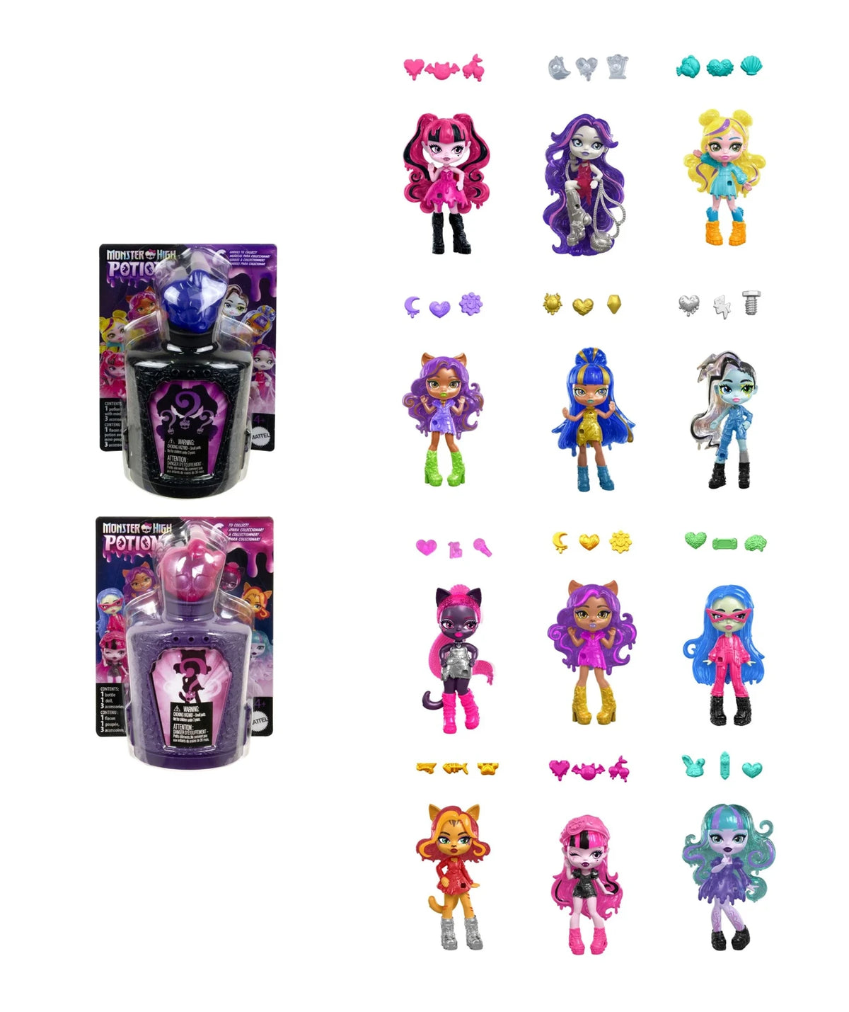 Monster High Potions Mini Dolls Assorted Designs