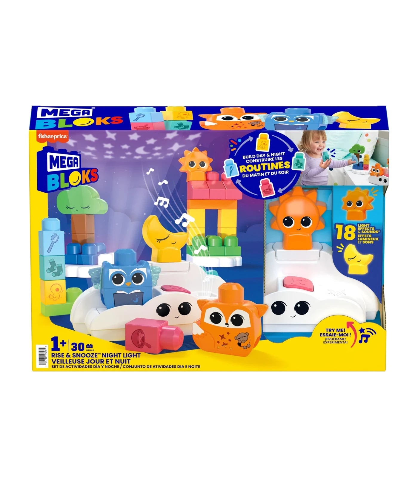 Mega Bloks Rise & Snooze Night Light
